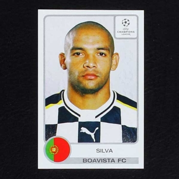 Champions League 2001 Nr. 054 Panini Sticker Silva