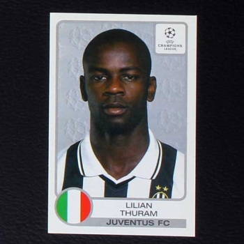 Champions League 2001 Nr. 136 Panini Sticker Thuram