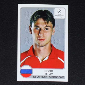 Champions League 2001 Nr. 258 Panini Sticker Titov