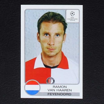 Champions League 2001 Nr. 273 Panini Sticker Van Haaren