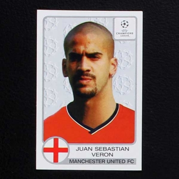 Champions League 2001 No. 180 Panini sticker Veron