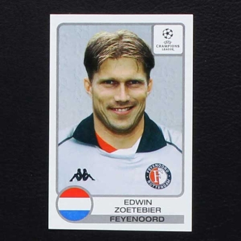 Champions League 2001 Nr. 268 Panini Sticker Zoetebier