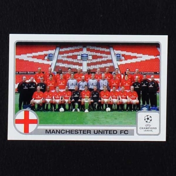 Champions League 2001 No. 172 Panini team Manchester United