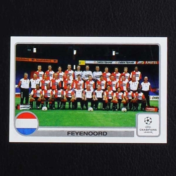 Champions League 2001 Nr. 267 Panini Sticker Team Feyenoord Rotterdam