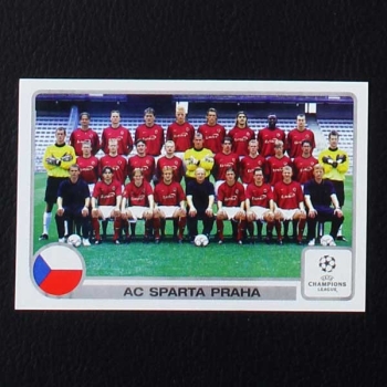 Champions League 2001 Nr. 286 Panini Sticker Team Sparta Prag