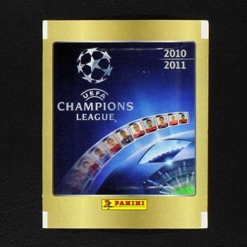 Champions League 2010 Panini Sticker Tüte gelbe Variante
