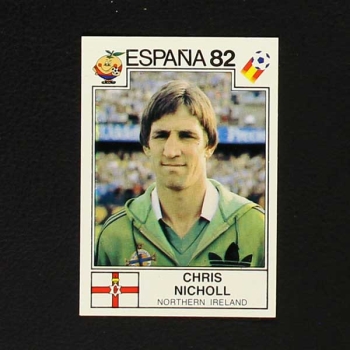 Espana 82 No. 332 Panini sticker Chris Nicholl