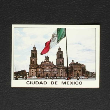 Mexico 86 No. 016 Panini sticker Ciudad de Mexico