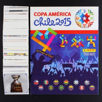 Copa America Chile 2015 Panini Sticker Album komplett