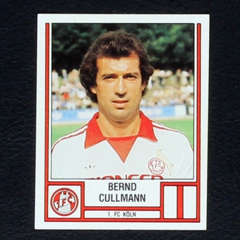 Bernd Cullmann Panini Sticker Serie Fußball 82