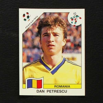 Italia 90 Nr. 156 Panini Sticker Dan Petrescu