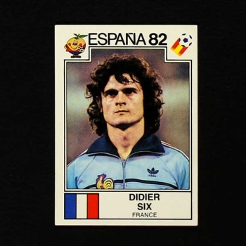 Espana 82 No. 290 Panini sticker Didier Six