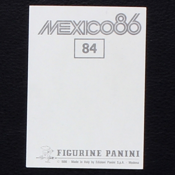 Mexico 86 Nr. 084 Panini Sticker Diego Armando Maradona