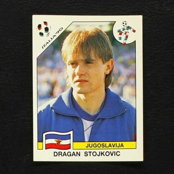 Italia 90 Nr. 279 Panini Sticker Dragan Stojkovic