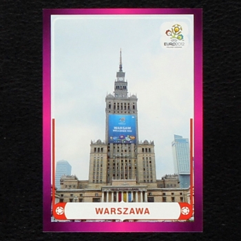 Warszawa Panini Sticker No. 12 - Euro 2012