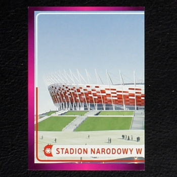 Narodowy Warszawie Part 1 Panini Sticker No. 14 - Euro 2012
