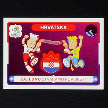 Hrvatska Panini Sticker No. 41  - Euro 2012