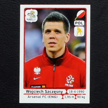 Szczesny Panini Sticker No. 55  - Euro 2012