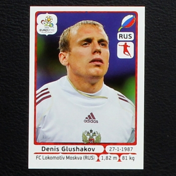 Glushakov Panini Sticker No. 126 - Euro 2012