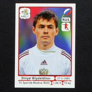 Bilyaletdinov Panini Sticker No. 127 - Euro 2012