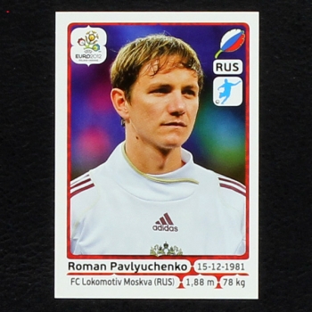 Pavlyuchenko Panini Sticker No. 131 - Euro 2012