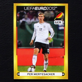 Per Mertesacker Panini McDonalds Sticker No. D4 - Euro 2012