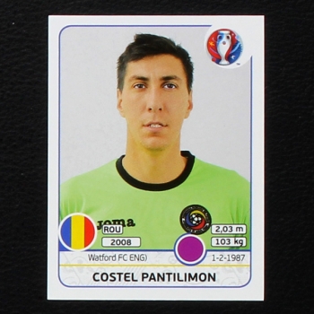 Costel Pantilimon Panini Sticker No. 50 - Euro 2016