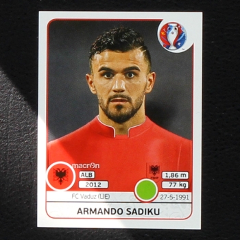 Armando Sadiku Panini Sticker No. 86 - Euro 2016