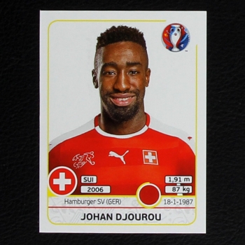 Johan Djourou Panini Sticker No. 104 - Euro 2016