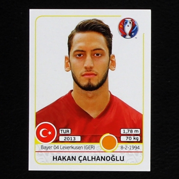 Hakan Calhanoglu Panini Sticker No. 420 - Euro 2016
