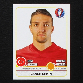 Caner Erkin Panini Sticker No. 415 - Euro 2016