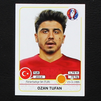 Ozan Tufan Panini Sticker No. 414 - Euro 2016