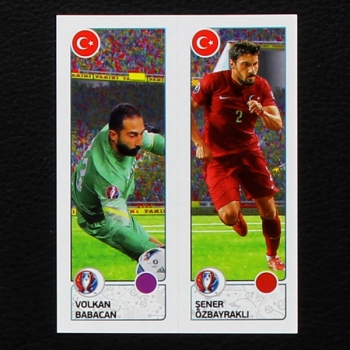 Babacan - Özbayrakli Panini Sticker No. 426 - Euro 2016