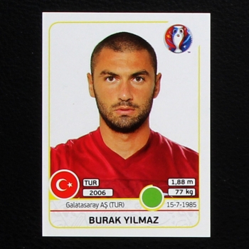Burak Yilmaz Panini Sticker No. 424 - Euro 2016