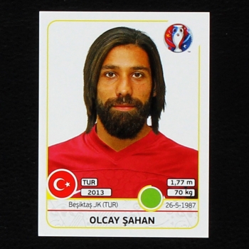 Olcay Sahan Panini Sticker No. 422 - Euro 2016