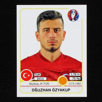 Oguzhan Özyakup Panini Sticker No. 421 - Euro 2016