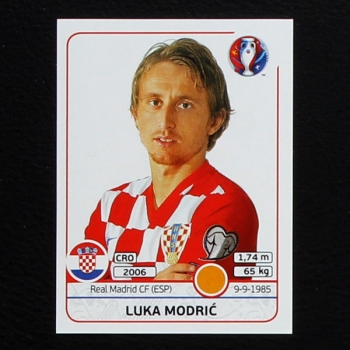 Luka Modric Panini Sticker No. 448 - Euro 2016