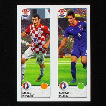 Kovacic - Pjaca Panini Sticker No. 435 - Euro 2016