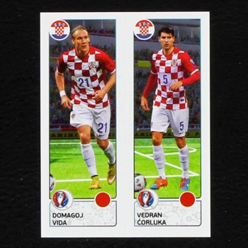 Vida - Corluka Panini Sticker No. 433 - Euro 2016