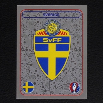 Sverige Badge Panini Sticker No. 464 - Euro 2016