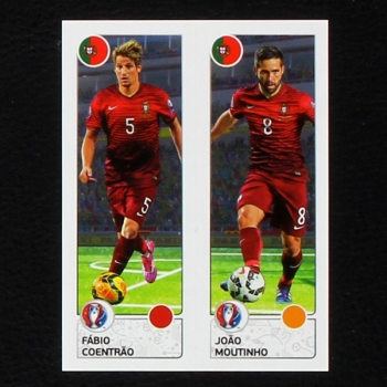 Coentrao - Moutinho Panini Sticker No. 600 - Euro 2016