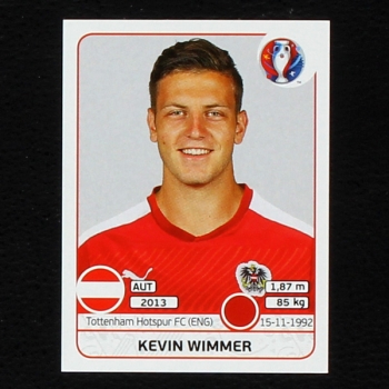 Kevin Wimmer Panini Sticker No. 635 - Euro 2016