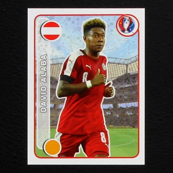 David Alaba Panini Sticker No. 649 - Euro 2016