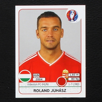 Roland Juhasz Panini Sticker No. 663 - Euro 2016