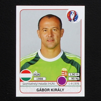 Gabor Kiraly   Panini Sticker No. 661 - Euro 2016