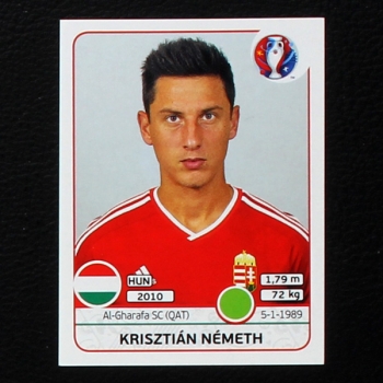 Krisztian Nemeth Panini Sticker No. 676 - Euro 2016