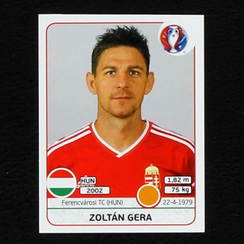 Zoltan Gera Panini Sticker No. 670 - Euro 2016