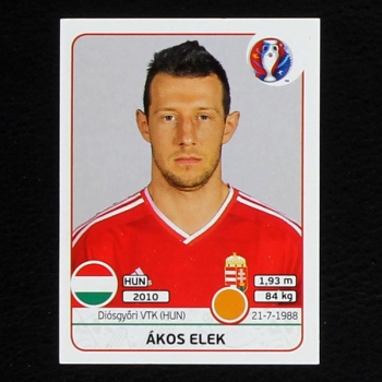 Akos Elek Panini Sticker No. 669 - Euro 2016