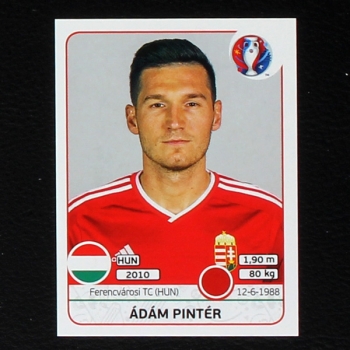 Adam Pinter Panini Sticker No. 668 - Euro 2016