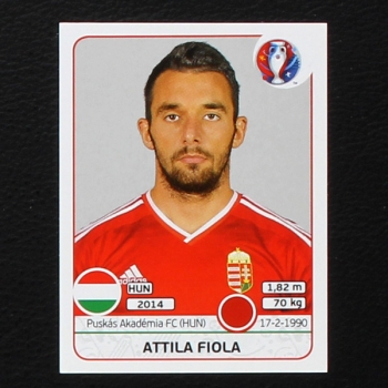 Attila Fiola Panini Sticker No. 664 - Euro 2016